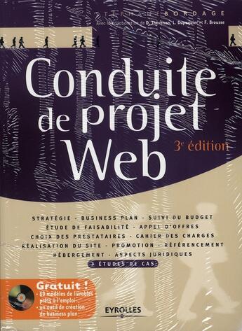 Couverture du livre « Conduite de projet web (3e édition) » de Bordage S aux éditions Eyrolles