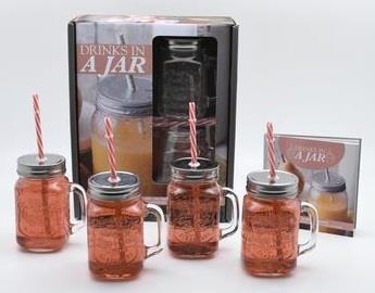 Couverture du livre « Drinks in a jar » de  aux éditions I2c