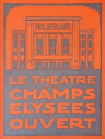 Couverture du livre « Théâtre des Champs-Elysées ; comédie et studio ; trois scènes et une formidable aventure ; coffret » de  aux éditions Verlhac