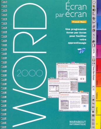 Couverture du livre « Word 2000 » de Franck Marc aux éditions Marabout