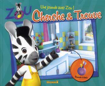 Couverture du livre « Zou ; cherche et trouve ; une journée avec Zou ! » de  aux éditions Hemma