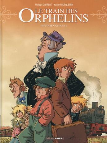 Couverture du livre « Le train des orphelins : Intégrale Tomes 1 et 2 » de Philippe Charlot et Xavier Fourquemin et Scarlett Smulkowski aux éditions Bamboo