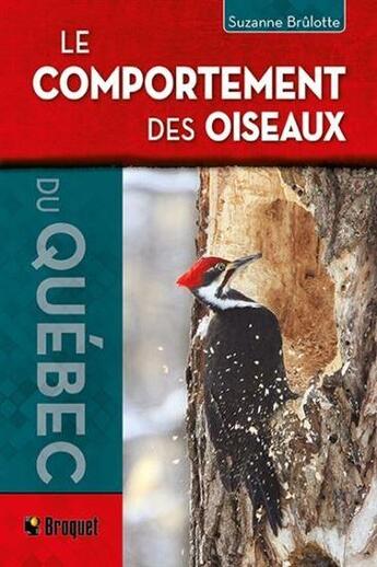 Couverture du livre « Le comportement des oiseaux du Québec » de Suzanne Brulotte aux éditions Broquet