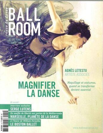 Couverture du livre « Ballroom n 14 magnifier la danse juin/aout 2017 » de  aux éditions Ballroom