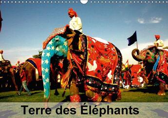 Couverture du livre « Terre des elephants calendrier mural 2018 din a3 horizontal - des quelques 300 especes de ma » de Leroy D aux éditions Calvendo