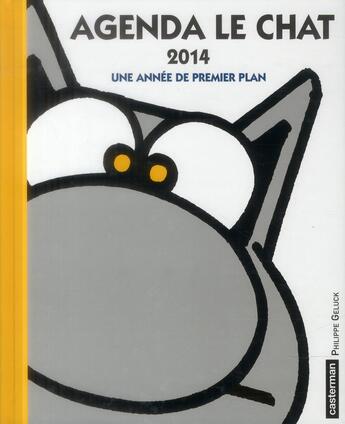 Couverture du livre « Le chat ; agenda (édition 2014) » de Philippe Geluck aux éditions Casterman