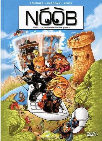 Couverture du livre « Noob T.5 ; la coupe de Fluxball » de Fabien Fournier et Philippe Cardona et Florence Torta aux éditions Soleil