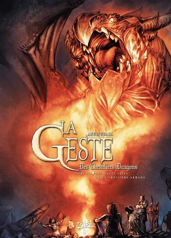 Couverture du livre « La geste des chevaliers dragons Tome 31 : les hauts faits de la troisième armada » de Ange et Ig Guara aux éditions Soleil