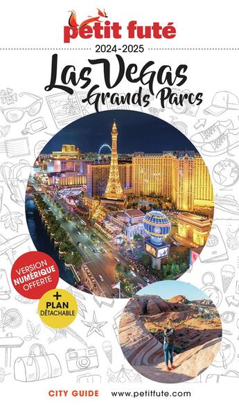 Couverture du livre « Las vegas 2023 petit fute - grands parcs » de Collectif Petit Fute aux éditions Le Petit Fute