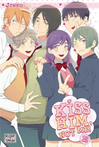 Couverture du livre « Kiss him, not me ! Tome 13 » de Junko aux éditions Delcourt