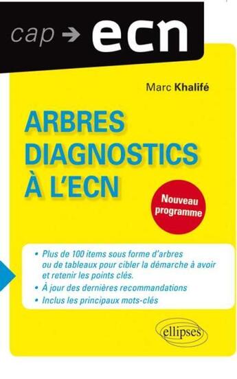Couverture du livre « Arbres diagnostics a l'ecn » de Khalife Marc aux éditions Ellipses
