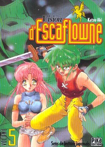 Couverture du livre « Vision d'escaflowne t.5 » de Katsu Aki aux éditions Pika