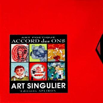 Couverture du livre « Art singulier » de  aux éditions Apeiron