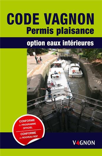 Couverture du livre « Code permis plaisance option eaux interieures be 2016 + memento » de  aux éditions Vagnon