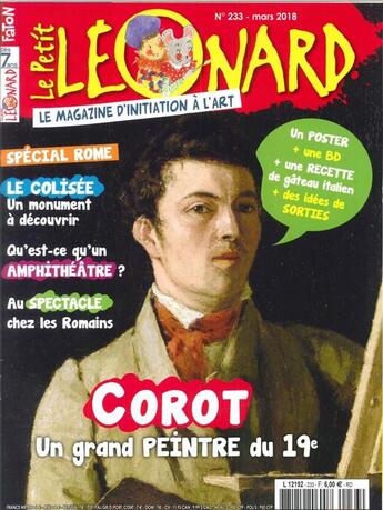 Couverture du livre « Le petit leonard n 233- corot - mars 2018 » de  aux éditions Le Petit Leonard