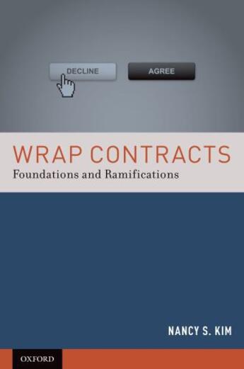 Couverture du livre « Wrap Contracts: Foundations and Ramifications » de Kim Nancy S aux éditions Oxford University Press Usa