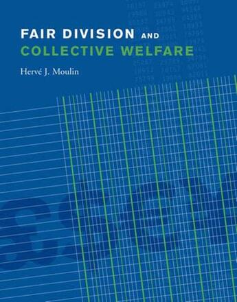 Couverture du livre « FAIR DIVISION AND COLLECTIVE WELFARE » de Herve Moulin aux éditions Mit Press