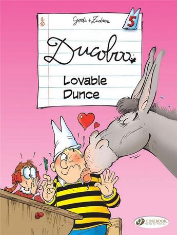 Couverture du livre « Ducoboo t.5 ; lovable dunce » de Zidrou et Godi aux éditions Cinebook