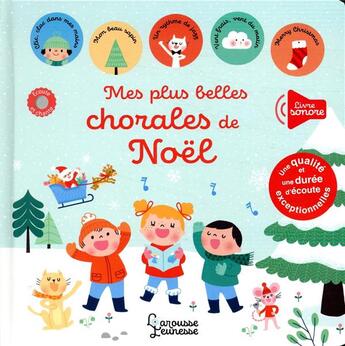 Couverture du livre « Mes plus belles chorales de Noël » de Berengere Staron aux éditions Larousse