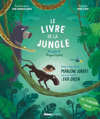 Couverture du livre « Le livre de la jungle - m. jobert » de Jobert/Le Goff aux éditions Glenat Jeunesse