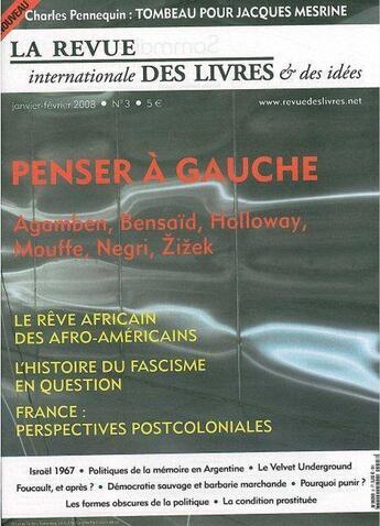 Couverture du livre « Penser à gauche » de  aux éditions Amsterdam