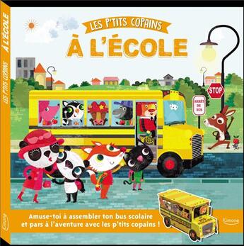 Couverture du livre « Les p'tits copains à l'école » de Graham Oakley et Olive May Green aux éditions Kimane