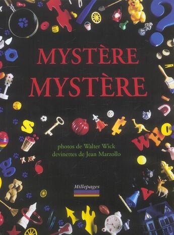 Couverture du livre « Mystère, mystère » de Walter Wick aux éditions Millepages