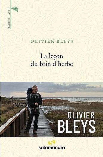 Couverture du livre « La leçon du brin d'herbe » de Olivier Bleys aux éditions Editions De La Salamandre