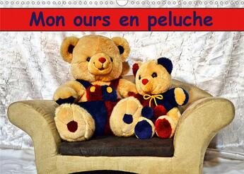 Couverture du livre « Mon ours en peluche (Calendrier mural 2020 DIN A3 horizontal) ; Un merveilleux cadeau pour petits et grands qui aiment les ours. (Calendrier mensuel, 14 Pages ) » de Jennifer Chrystal aux éditions Calvendo