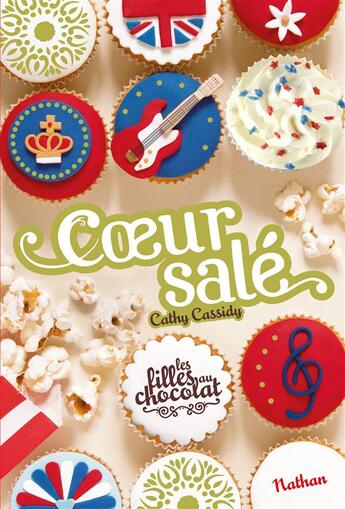 Couverture du livre « Les filles au chocolat Tome 3 1/2 : coeur salé » de Cathy Cassidy aux éditions Nathan