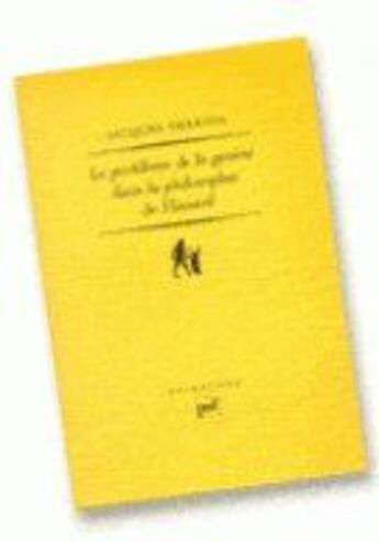 Couverture du livre « Le problème de la génèse dans la philosophie de Husserl » de Jacques Derrida aux éditions Puf