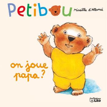 Couverture du livre « On joue papa? » de Mireille D' Allance aux éditions Lito