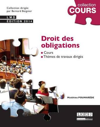 Couverture du livre « Droit des obligations (3e édition) » de Matthieu Poumarede aux éditions Lgdj