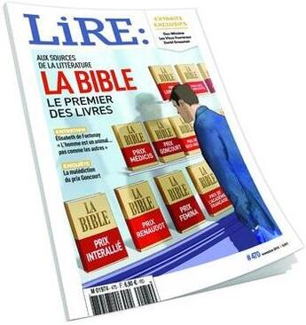 Couverture du livre « Lire - le magazine des livres et des ecrivains numero 470 novembre 2018 » de Collectif Lire aux éditions L'opportun