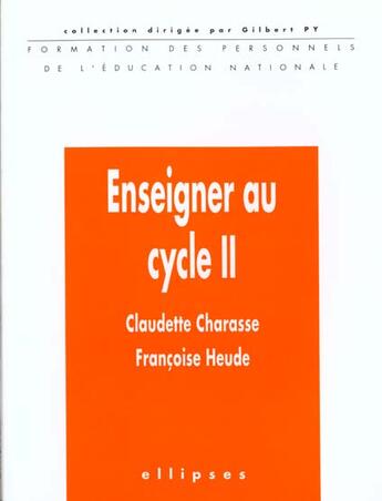 Couverture du livre « Fpe ensei.au cyc.ii » de Charasse Heude aux éditions Ellipses