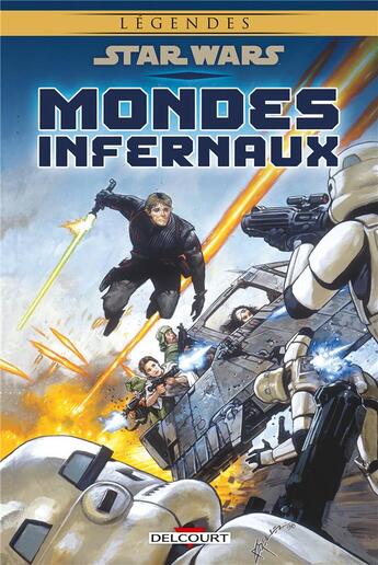 Couverture du livre « Star Wars - mondes infernaux » de Alan Moore et John Stokes aux éditions Delcourt