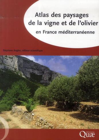 Couverture du livre « Atlas des paysages de la vigne et de l'olivier en France méditerranéenne » de Stephane Angles aux éditions Quae