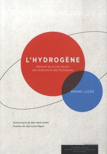 Couverture du livre « L'hydrogène : élément du 