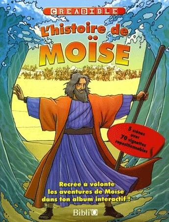 Couverture du livre « L'histoire de Moïse » de  aux éditions Bibli'o