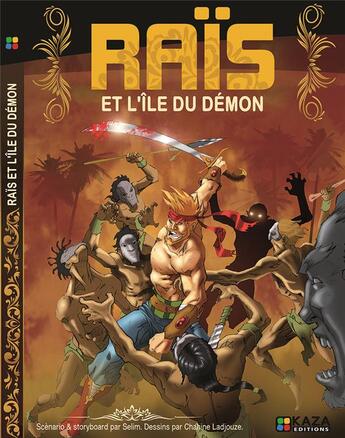 Couverture du livre « Toby Score : Raïs et l'île du démon » de Selim Zerdani et Chahine Ladjouze aux éditions Kaza Editions