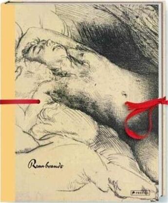 Couverture du livre « Rembrandt erotic sketchbook /anglais/allemand » de Norbert Wolf aux éditions Prestel