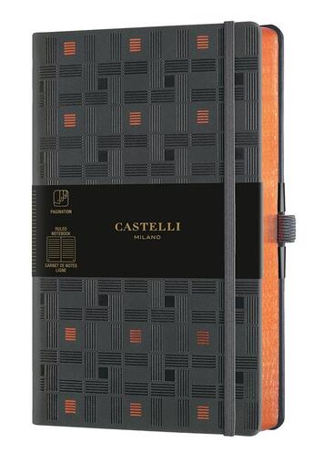 Couverture du livre « Carnet c&g grand format ligne trame copper » de Castelli aux éditions Castelli Milano