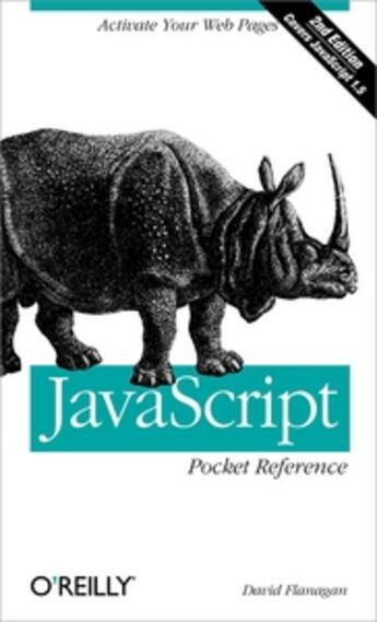 Couverture du livre « Javascript pocket reference (2e édition) » de David Flanagan aux éditions O Reilly & Ass