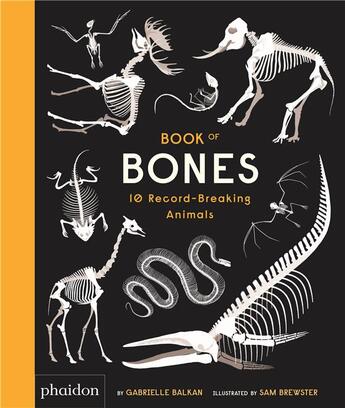 Couverture du livre « Book of bones » de Gabrielle Balkan aux éditions Phaidon Jeunesse