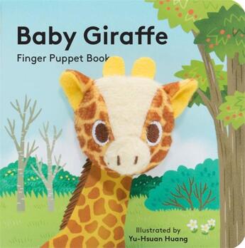 Couverture du livre « Baby giraffe : finger puppet book » de Yu-Hsuan Huang aux éditions Chronicle Books