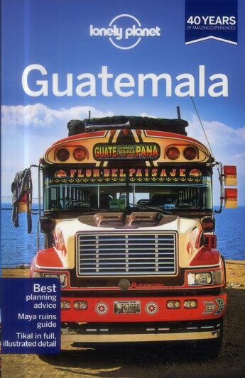 Couverture du livre « Guatemala (5e édition) » de Lucas Vidgen aux éditions Lonely Planet France