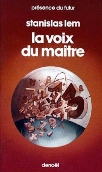 Couverture du livre « La voix du maître » de Stanislas Lem aux éditions Denoel