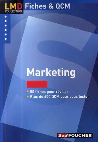 Couverture du livre « Marketing » de Pierre Ghewy aux éditions Foucher