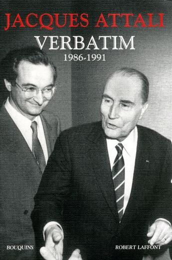 Couverture du livre « Verbatim t.2 ; 1986-1991 » de Jacques Attali aux éditions Bouquins