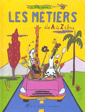 Couverture du livre « Les Metiers De A A Zebre » de Eduar-G aux éditions Albin Michel